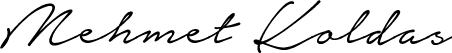 mehmet koldaş signature
